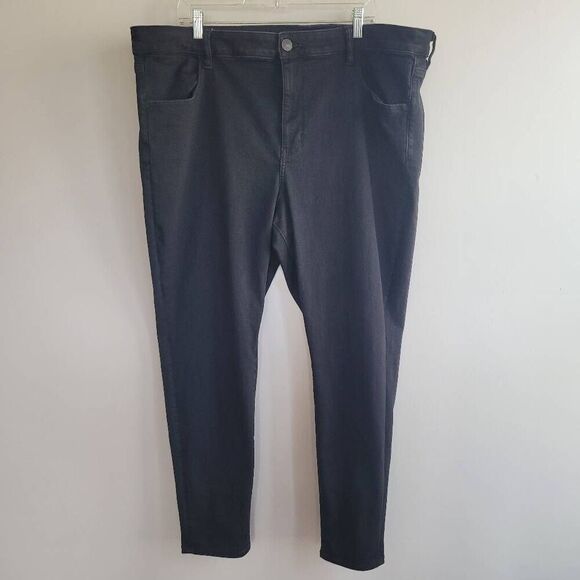 American‎ Eagle next level stretch black skinny jeans minimalist goth neutral - Picture 2 of 13